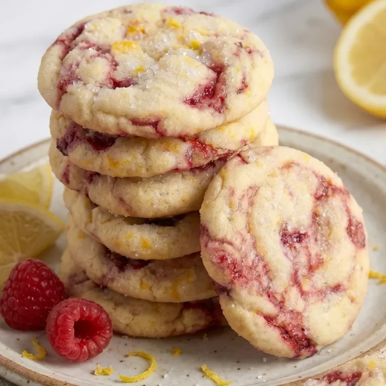Fresh Springtime Lemon Raspberry Cookies Recipe27 mins