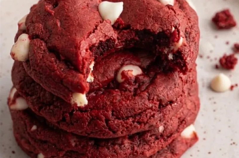 Amazing Soft Red Velvet Cookies Recipe