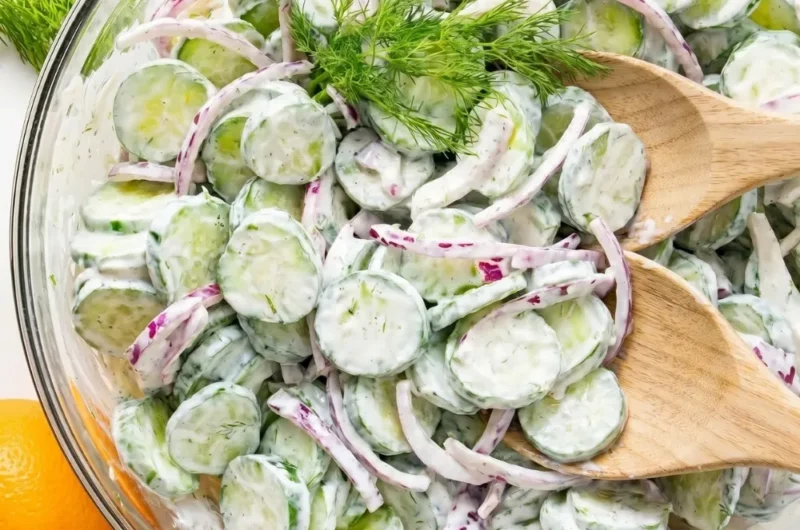Creamy Cucumber Salad: A Fresh Recipe