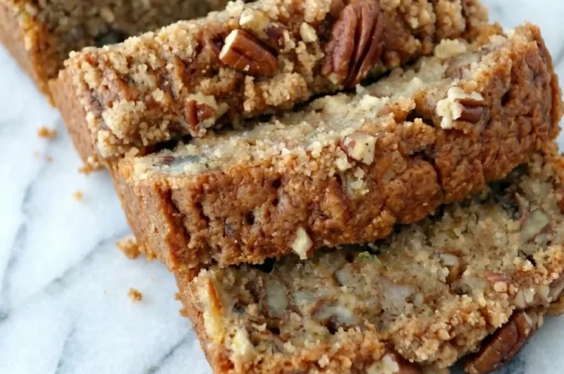 Traditional Coffee Pecan Pound Cake
